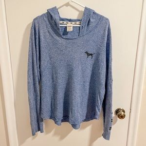 Blue Lightweight Hoodie